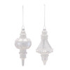 Pearl White Finial Ornament
