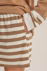 Fresh Coastal Stripe Relaxed French Terry Top