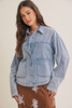 One of a Kind Washed Cotton Twill Jacket
