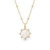 Radiant Sunburst Pendant Necklace