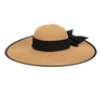 Golden Wide Brim Round Crown