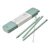 Reusable Silicone Straw Set