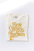 Here Comes the Sun Mineral Washed Graphic T-Shirt