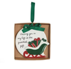 Round Ceramic Ornament