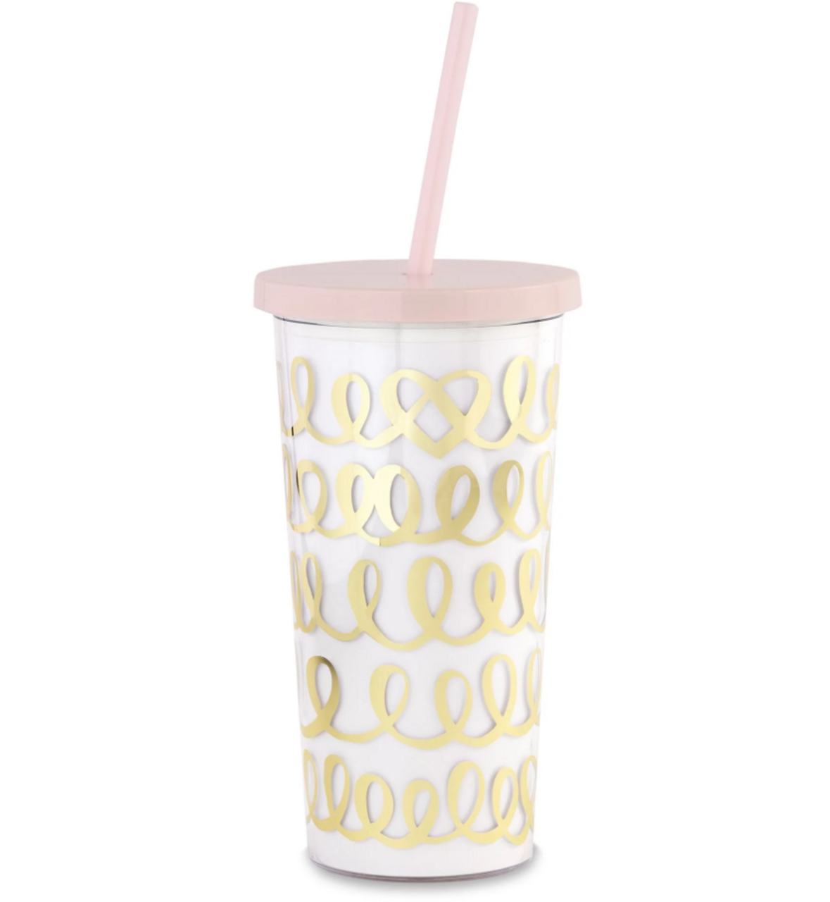 Kate Spade New York White Dot 24 oz. Stainless Steel Tumbler