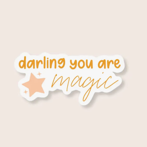 https://cdn11.bigcommerce.com/s-3tugli5b4k/images/stencil/500x500/products/13365/18712/Darling-You-Are-Magic-Sticker__84792.1686237084.JPG?c=1