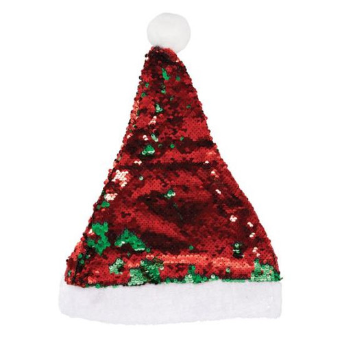 Glitzy Reverse Sequin Christmas Hat