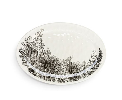 Floral Large Oval Platter