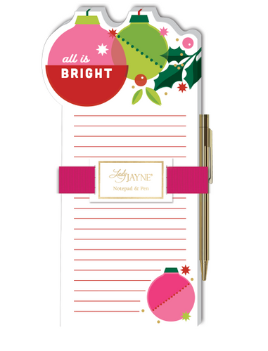 LJ-Christmas Notepad With Pen