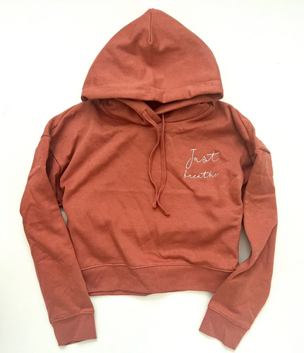 Just Breathe Fleece Hoodie