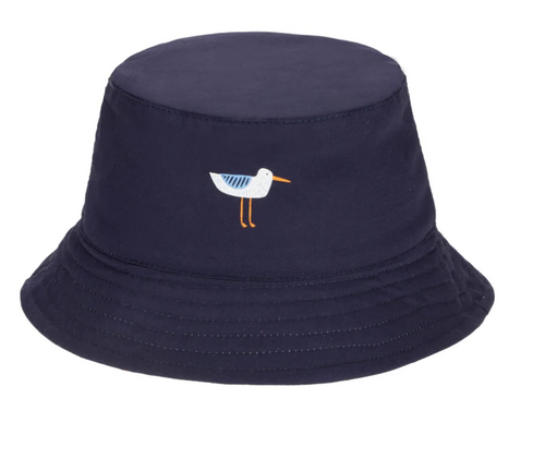 Reversible Bucket Hat with Sand Piper