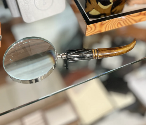 Curved Handle Magnifying Glass