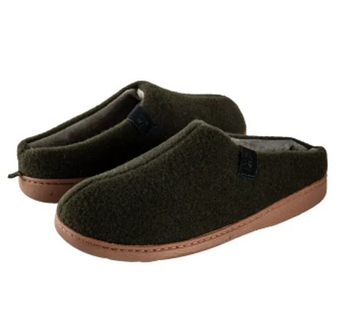 Wool Blend Slip On Slippers