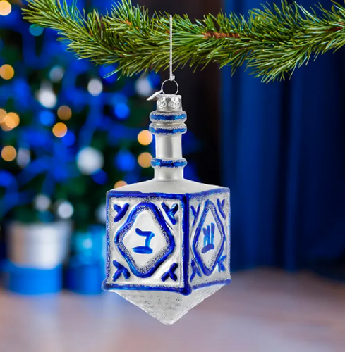 Hanukkah Dreidel Ornament