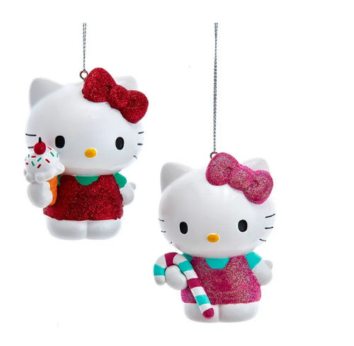 Hello Kitty Glitter Ornament
