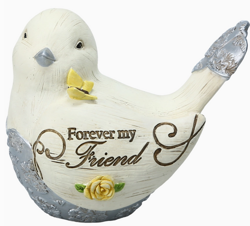 Hand Painted Bird Figurine