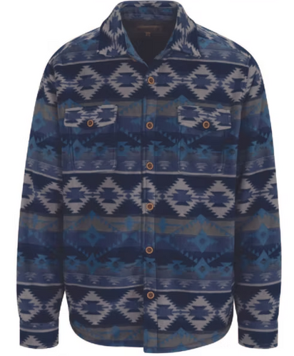 Sherpa Lined Tribal Shacket