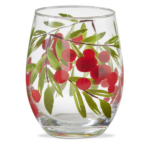 Stemless Sprig Wine Glass Stemless Sprig Wine Glass
