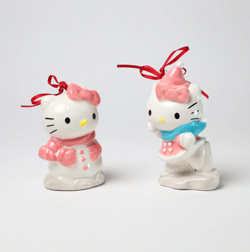 Hello Kitty Winter Play Ornament Set