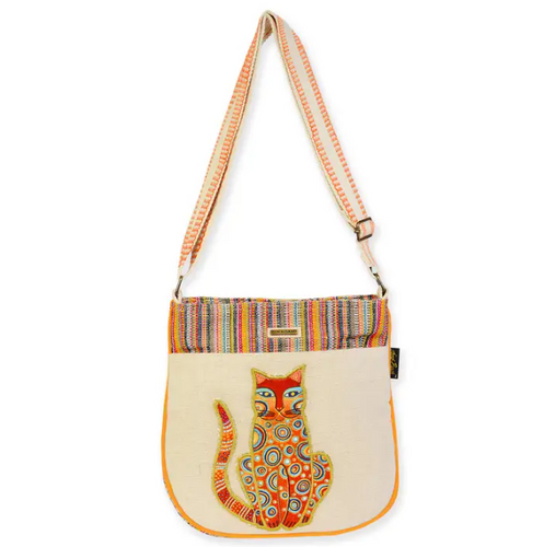 Teal Tabby Medium  Crossbody