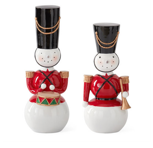 Snowman Nutcracker Soldiers