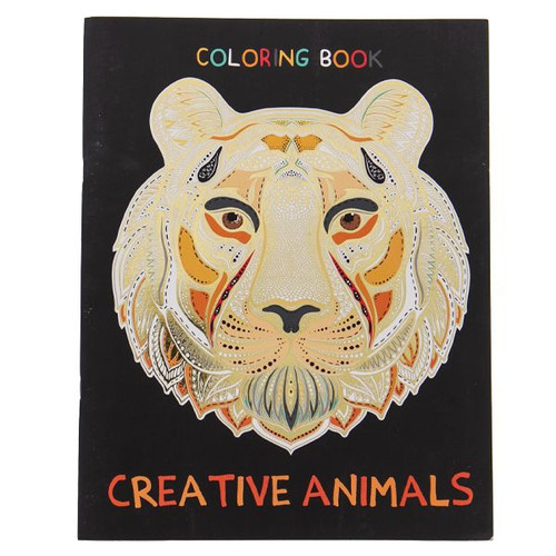 Adult Animal Coloring Book
