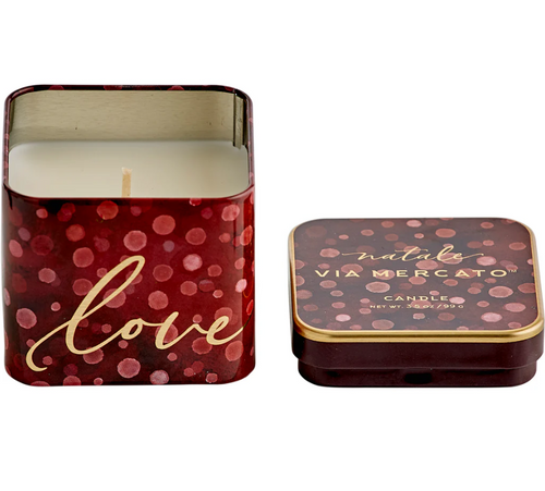 Natale Square Candle