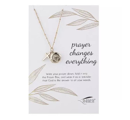 Cross & Locket Necklace