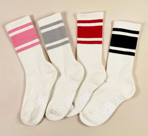 Yoga Pilates Crew Socks