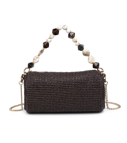 Rachel Straw Clutch