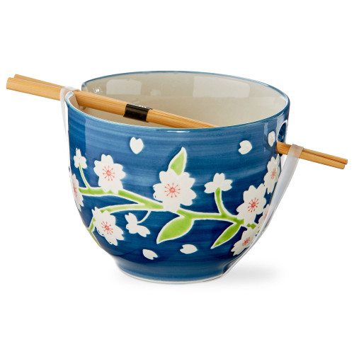 Sakura Noodle Bowl & Chopsticks