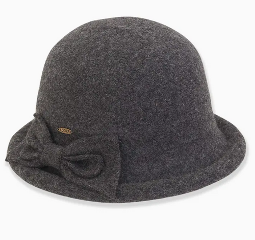 70% Wool-30% Poly Bow Bucket Hat