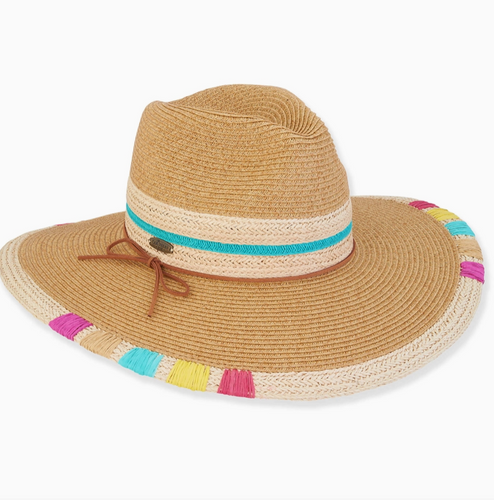 Colorful Paperbraid Safari Hat