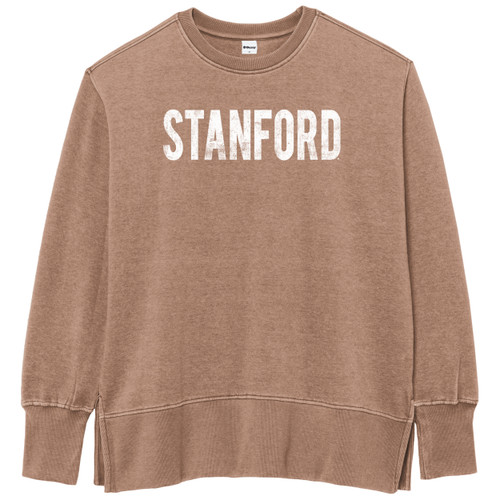 Women's Weathered Fleece Crew-SU