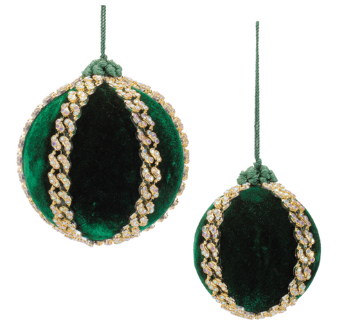 Velvet Ball Ornament