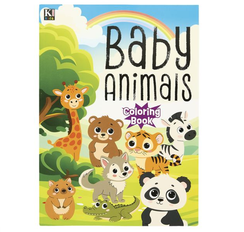 Baby Animals Coloring Book