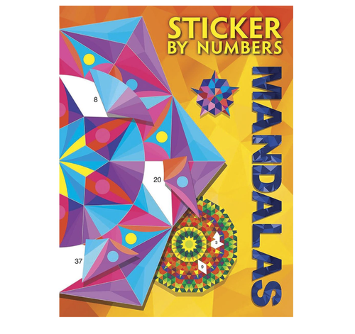 Adult Sticker by Numbers Book