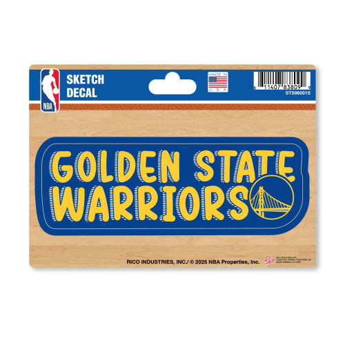 NBA Golden State Warriors Sketch Decal