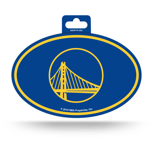 NBA Golden State Warriors Oval Sticker