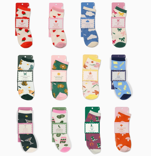 Lucky Feather-Crew Socks