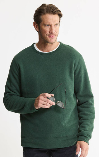 Kent Jacquard Sherpa Lined Crewneck