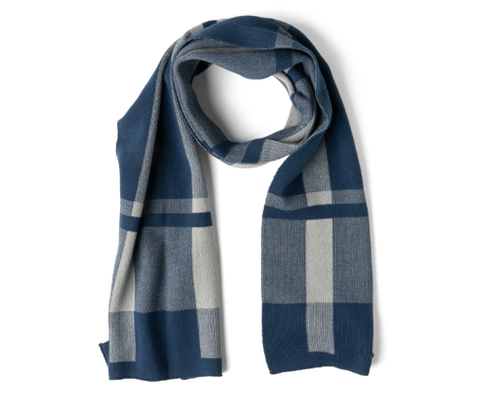 Classic Plaid Knit Scarf