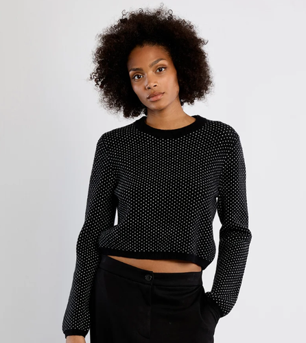 Mini Hearts Polka Dots Sweater