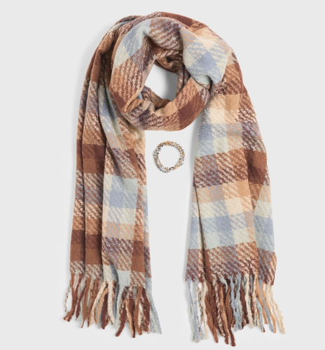 Winter Scarf & Bracelet Gift Set