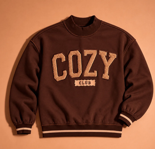Cozy Club Mockneck Oversized Sweater