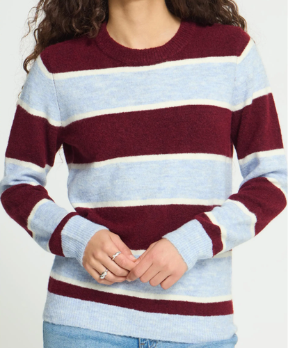 Striped Crew Neck Sweater