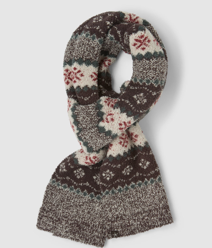 Barefoot Dreams Fairisle Scarf