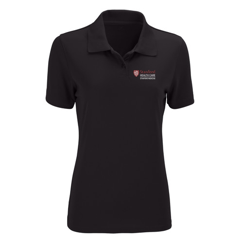 Womens Omega Solid Mesh Tech Polo-SHC