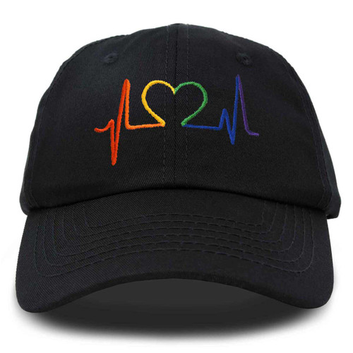 Rainbow Heartbeat Hat