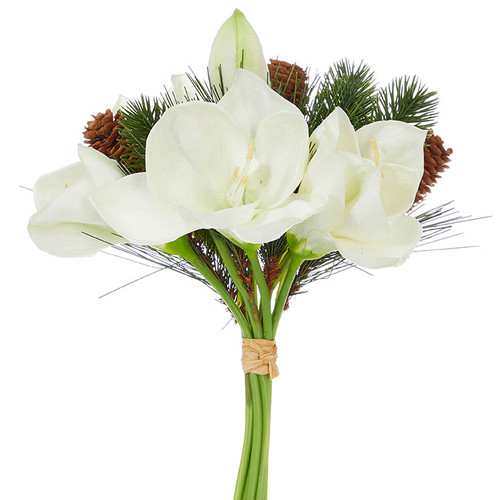 Faux Amaryllis Bouquet
